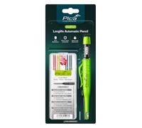 Pica DRY Bundle (1 x 3030 Pencil + 1 x 4020 Refills) Blister Packed | With sharpener and retaining clip, multi-use leads (4 x graphite 2B, 2 x red, 2 x yellow), refillable