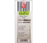 Pica Dry Pen REFILL Graphite Black/Grey Pack of 10 leads 4030