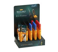 Pica Ink Deep Hole Markers Display (10 Black, 5 Red & 5 Blue Markers)