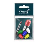 Pica Kappen f.Pica Dry sortiert Zub.f.Pica Dry 240 55801 Weiß, Gelb, Rot, Blau, Dunkelgrün