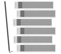 Pica Pencil Lead Refills - 36PCS Black 2B Refill Leads for Tracer Pencils - Waterproof, Smudge-Resistant, Reusable Case for Construction, Woodworking, Drafting