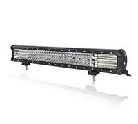 PICAA 23 Inch 570W Led Light Bar, Quad Rows Car Work Lights for Offroad 4x4 Truck SUV ATV 12V 24V, Flood Spot Combo Beam 6000K White Waterproof
