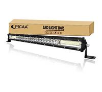 PICAA 24 Inch 216W Slim LED Light Bar 4X4, Flood Spot Combo 6000K White Led Work Light Bar 12V 24V for Offroad Truck SUV ATV Tractor Car Driving Fog Lamp