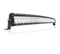 PICAA 32 Inch 180W Curved LED Light Bar Off Road Driving Fog Lamp Work Lights for 4WD 4x4 SUV UTE ATV Truck Trailer Boat 6000K White Waterproof
