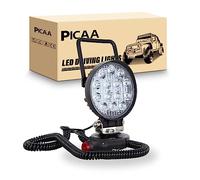 PICAA 4 inch 42W Round Magnet Led Work Light Spot Beam Portable 1PCS