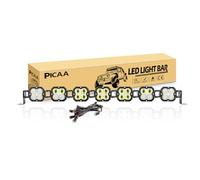 PICAA 46 inch 21000LM LED Light Bar with DT Connector,Spot Flood Combo Beam Off Road 4X4 Waterproof Driving Fog Lights for 12V 24V Vehicle 4WD Car UTV SUV Truck Tractor Trailer