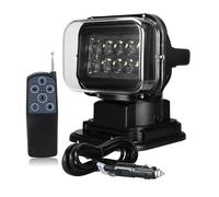 PICAA 50W LED Search Light Wireless Remote Control Magnetic Led Work Light Spotlight Searchlight 12V 24V for Offroad 4x4 Truck Car Marine Boat