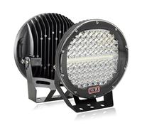 PICAA Black 2pcs Spot Led Work Light, Round 9 Inch 294W Car Driving Lamp Headlight 6000K White light Bar for 4x4 Offroad Truck SUV ATV Tractor Boat 12V 24V