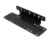 PICAA Black Light Bar Mounting Bracket License Number Plate Holder | Universal for Offroad Truck 4x4 Car LED Work Lights, Fog Lamps, Spotlights