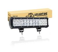 PICAA LED Light Bar 12in 72W Dual Row Spot Flood Beam LED Work Lights Bar Lamp Light for Car Tuck Offroad Driving Lamp SUV UTE 4WD 12V 24V Waterproof Driving Work Lamp 6000K