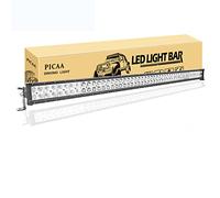 PICAA LED Light Bar 52in 300W Dual Rows Spot Flood Combo Beam LED Work Lights for Car Truck Offroad Driving Lamp SUV UTE 4WD 12V 24V Waterproof 6000K