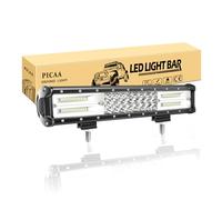 PICAA LED Light Bar 7D Tri-Row 14in 216W Spot Flood Combo Beam LED Tractor Work Lights Bar Lamp Light for Car Tuck Offroad Driving Lamp SUV UTE 4WD 12V 24V Waterproof Driving Work Lamp 6000K
