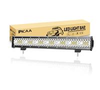 PICAA LED Light Bar 8D Tri-Row 20in 420W Spot Flood combo Beam LED Work Lights Bar Lamp Light for Car Tuck Offroad Driving Lamp SUV UTE 4WD 12V 24V Waterproof Driving Work Lamp 6000K
