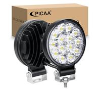 PICAA Mini 2pcs 3.2 Inch 42W Spot Led Work Light, 12V 24V LED Light Bar Car Driving Fog Lamp for Offroad 4x4 Truck SUV ATV UTV Motorcycle