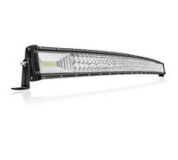 PICAA Slim Car Led Light Bar, Curved 42 inch 540W Tri Row Offroad 4x4 Light Bar Driving Fog Lamp Work Lights for Truck SUV ATV UTV, Flood Spot Combo Beam 6000K White 12V 24V