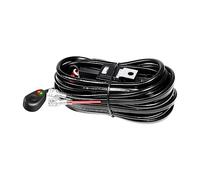 PICAA Wiring Harness Kit Switch On Off 12V 40A Relay Fuse For LED Offroad Driving Light LED Lamp Fog Light Work Light 12V 40A Waterproof (One lead)