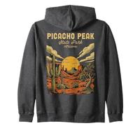 Picacho Peak Park Arizona Vintage Zip Hoodie