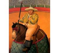 Picador by Fernando Botero Canvas Poster Vintage Wall 40x65cm Frameless
