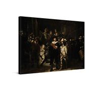 PICANOVA - Rembrandt - The Night Watch 60x40cm - Premium Canvas Art Print - Canvas Print Wall Art Decor Picture Stretched on Wooden Frame as Gallery Artwork - Classical Art Collection
