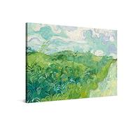 PICANOVA - Vincent Van Gogh Green Wheat Fields 60x40cm - Premium Canvas Art Print - Canvas Print Wall Art Decor Picture Stretched on Wooden Frame as Gallery Artwork