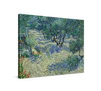 PICANOVA - Vincent Van Gogh Olive Orchard 100x75cm - Premium Canvas Art Print - Canvas Print Wall Art Decor Picture Stretched on Wooden Frame as Gallery Artwork