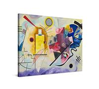 PICANOVA - Wassily Kandinsky - Yellow Red Blue 100x75cm - Premium Canvas Art Print - Canvas Print Wall Art Decor Picture Stretched on Wooden Frame as Gallery Artwork - Classical Art Collection