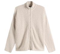 Picante Men's Boucle Funnel Zip Through Knit Grey Large