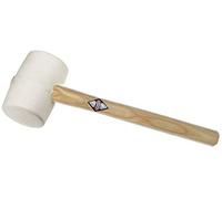 Picard 2510721-2 Flat Rubber Mallet, Brown/White, 115 x 65 mm