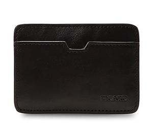 Picard Apache Men's Wallet Made of Genuine Leather, one Size, Width 1 cm, Height 7 cm, Length 10 cm, with no Closure, Everyday use, Black, One Size, Card Holder