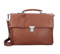 Picard, Authentic Men's Briefcase Cognac Brown Smooth and Strong Leather with Handle 426693B210
