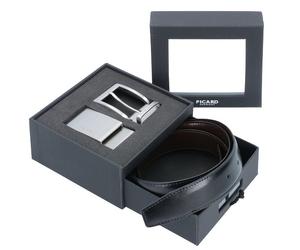 Picard Belt gift box leather 3pcs. Individually shortenable black