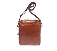Picard Buddy Men's Shoulder Bag Made of Water Buffalo Leather Small with Zip Shoulder Bag Everyday, Cognac, Standard Size, Shoulder Bag