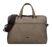 Picard Casual Briefcase Leather 38 cm Laptop compartment gray