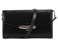 Picard Dolce Vita Women's Evening Bag Made of Cowhide Leather Small with Folding Lock Evening Bag Everyday Evening Going Out, Black (Black), 23x12x3 cm (B x H x T)