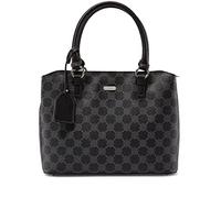 Picard Euphoria Women's Shopper Made of Synthetic Large with Zip Shopper Everyday, Black, 41x30x12 cm