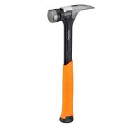 PICARD Framing Hammer AluTec® No. 1095, roughened | Professional Roofing Hammer 16oz | Lightweight Aluminium & Forged Steel Hybrid Head | Ergonomic 2-Component Grip | Roughened Face for Secure Strikes