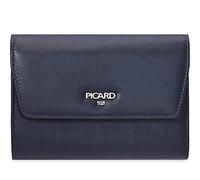 Picard, Ladies Black Leather Bingo Series Wallet with Flap 8881342023