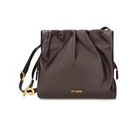 Picard Leather cross body bag Drape Crossbody Bag Cafe dark brown