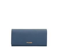 Picard Leather Purse Cross Body Bag Viora 1 Long Wallet Deep Ocean Blue-Grey