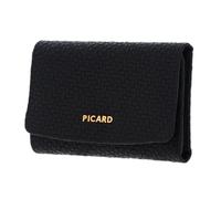 Picard Leather Purse Day Trip 1 Flap Wallet Black