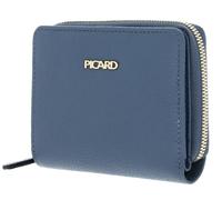 Picard Leather Purse Java 1 Wallet Denim Blue-Grey