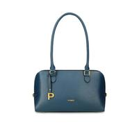 Picard Leather shoulder bag Buckle Up Bowling Bag Deep Ocean teal