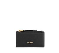 Picard Leather Viora 1 Card Case Black | Women's Wallet Genuine Leather Press Stud Elegant Fashionable Viora 1 Everyday Autumn