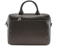 Picard Milano Unisex Briefcase Made of Genuine Leather, Width 38 cm, Height 28 cm, Length 5 cm, with Zip, Business, Coffee, Standard Size, Briefcase