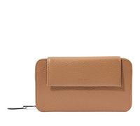 Picard Pure 1 Women's Mobile Phone Case Made of Genuine Leather Medium | Width 4 cm Height 10 cm Length 18.5 cm with Zip | Everyday Life, Going Out, Travel |, light brown, standard size, Clutch bag