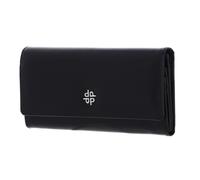 PICARD purse Black Tie 1 Flap Wallet Black