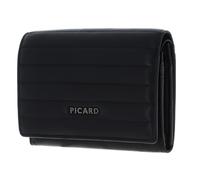 Picard Purse Evolute 1 Zip Around Wallet Black