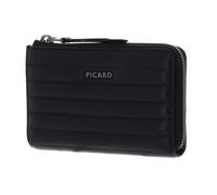 Picard Purse Evolute 1 Zip Around Wallet Black