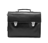 Picard Briefcase Toscana – Men's Cowhide Leather with Buckle, 42 cm Laptop Compartment, Black