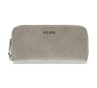 Picard Women's Writing Pouch Made of Genuine Leather Large Width 2 cm Height 8 cm Length 18 cm with Zip for Business, Everyday Use